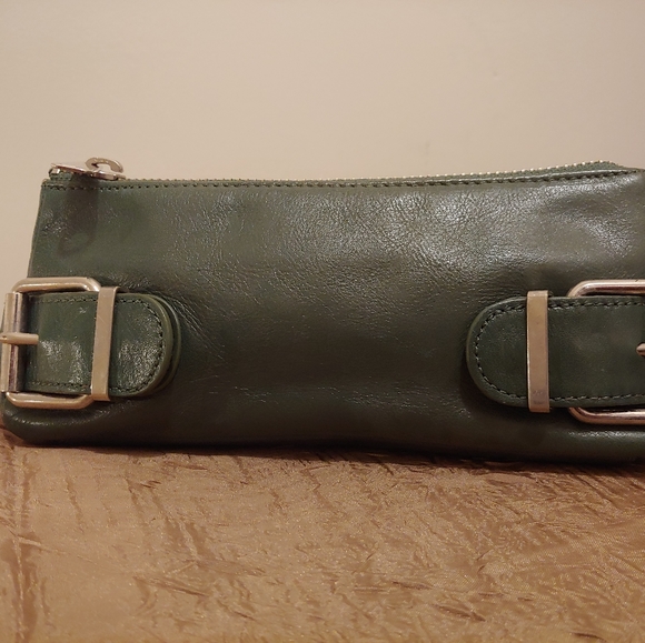 Olive Green Clutch - Banana Republic - Picture 1 of 4